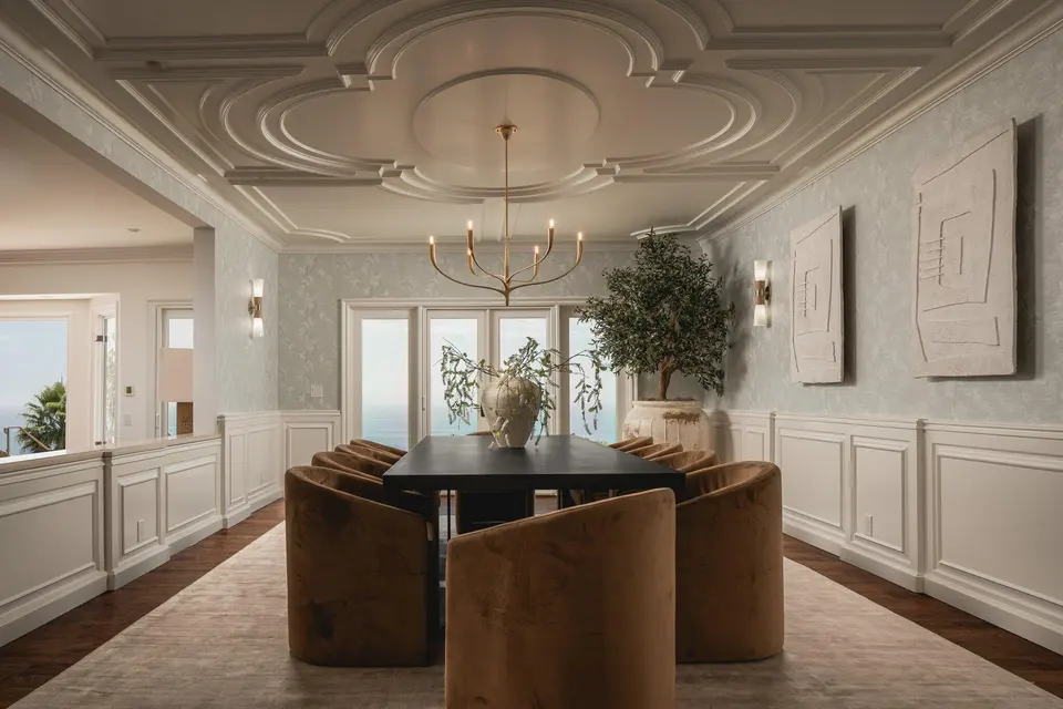 The formal dining room