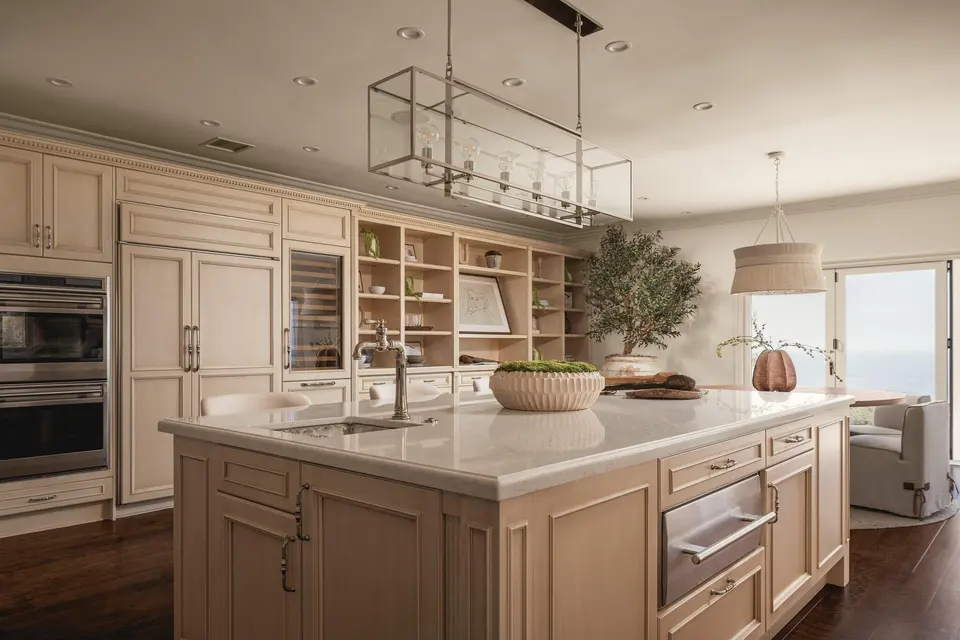 Kitchen cabinetry and workspaces