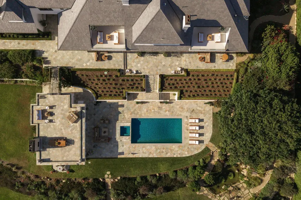 The estate from above