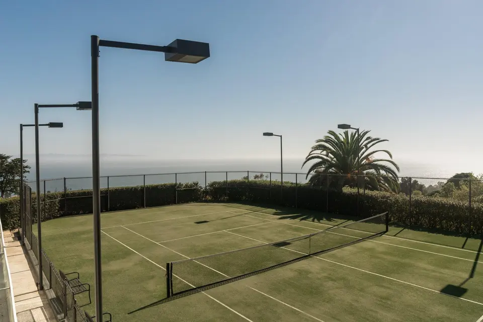 The court and ocean outlook