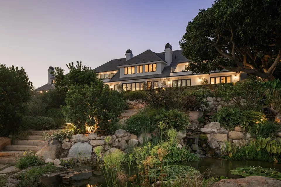 The residence above the landscape